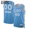 Maillot Basket Enfant Cleveland Cavaliers Personnalisé 2024-25 Nike City Edition Bleu Swingman